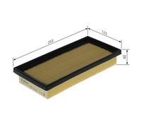 Bosch S0507 - Filtro Aria