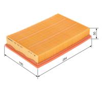 Filtro aria Bosch per 1 457 433 323