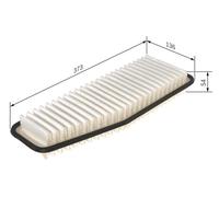 Filtro aria BOSCH per 1 987 429 163