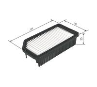 Filtro aria BOSCH per F 026 400 137