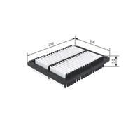 Filtro aria BOSCH per F 026 400 353