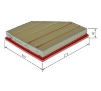 Filtro aria BOSCH per F 026 400 709