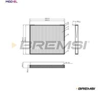 FILTRO ARIA CABINA FC0917C PER HYUNDAI ix35 ACCENT/III i20/ACTIVE...