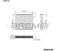 FILTRO ARIA CABINA FC0931C PER ALPINA D5 B5 B6/Gran/Convertibile B7 ROLLS-ROYCE