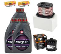 Filtro Aria Candele Olio Manutenzione 3L Set per Yamaha MT-07 RM MT 7 14-25