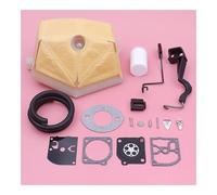Filtro aria carburante, valvola a farfalla, leva dell'asta dello starter, adatta for kit di riparazione guarnizione carburatore 51-55, parte di ricambio for motosega