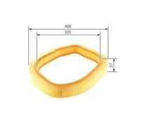 Filtro aria Cartuccia filtro 1 457 429 787 BOSCH per MERCEDES-BENZ 190 124 Coupé