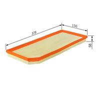 Filtro aria Cartuccia filtro 1 457 433 065 BOSCH per MERCEDES-BENZ CLASSE E CLK