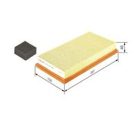 Bosch Filtro aria 1 457 433 268 (S3268) - per auto - resistente all'umidità e alla trazione