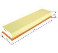 Filtro aria Cartuccia filtro 1 457 433 626 BOSCH per MERCEDES-BENZ OPTARE