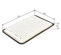 Filtro aria BOSCH 1 987 429 184