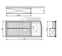 Filtro aria FEBI BILSTEIN 101664
