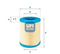 Filtro aria Cartuccia filtro 27.606.00 UFI per ALFA ROMEO SPIDER 159 BRERA