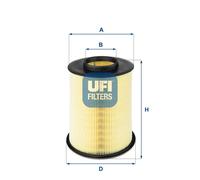 Filtro aria Cartuccia filtro 27.675.00 UFI per FORD MAZDA VOLVO