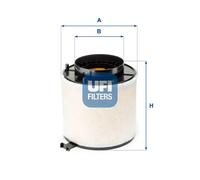Filtro aria UFI 27.693.00 AUDI A4 Avant (8K5, B8) 2.7 TDI