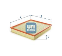 UFI Filters, Filtro Aria 30.099.00, Filtro Aria per Ricambio, Adatto a Auto, Applicabile su Diversi Modelli Nissan, Opel, Renault e Vauxhall