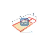 UFI Filters, Filtro Aria 30.124.00, Filtro Aria per Ricambio, Adatto a Auto, Applicabile su Modelli Seat Arosa, Cordoba, Ibiza, Leon, Toledo, Skoda Octavia, Volkswagen Beetle, Bora, Golf, Lupo, Polo