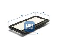 Filtro aria Cartuccia filtro 30.126.00 UFI per HYUNDAI ATOS