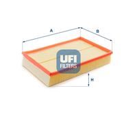 UFI Filters, Filtro Aria 30.164.00, Filtro Aria per Ricambio, Adatto ad Auto, Applicabile su Diversi Modelli come Volvo XC60