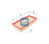 Filtro aria Cartuccia filtro 30.194.00 UFI per FIAT LANCIA
