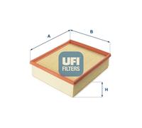 UFI Filters, Filtro Aria 30.195.00, Filtro Aria per Ricambio, Adatto a Auto, Applicabile su Modelli Renault Clio, Espace IV, Grand Espace IV, Laguna II, Vel Satis