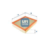 UFI Filters, Filtro Aria 30.197.00, Filtro Aria per Ricambio, Adatto a Auto, Applicabile su Diversi Modelli Fiat, Opel e Vauxhall