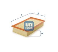 Filtro aria Cartuccia filtro 30.213.00 UFI per RENAULT SUZUKI DACIA