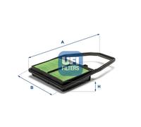 UFI Filtro Aria Inserto Filtro per Honda Civic VII Hatchback 1.4iS 1.6i 1.4i