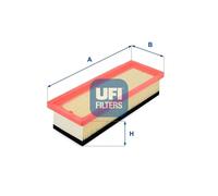 Filtro aria Cartuccia filtro 30.301.00 UFI per LANCIA FIAT ALFA ROMEO FORD