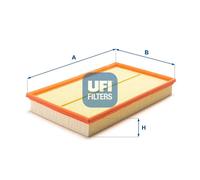 Filtro aria Cartuccia filtro 30.303.00 UFI per VW AUDI SKODA