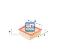 UFI Filters, Filtro Aria 30.390.00, Filtro Aria per Ricambio, Adatto a Auto, Applicabile su Diversi Modelli Ford e Mazda