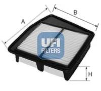 Filtro aria Cartuccia filtro 30.408.00 UFI per HONDA ACCORD VIII