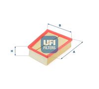 Filtro aria Cartuccia filtro 30.417.00 UFI per RENAULT NISSAN