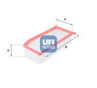 Filtro aria Cartuccia filtro 30.547.00 UFI per RENAULT DACIA