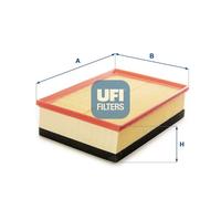 Filtro aria Cartuccia filtro 30.556.00 UFI per NISSAN OPEL RENAULT