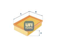 UFI Filters, Filtro Aria 30.609.00, Filtro Aria per Ricambio, Adatto a Auto, Applicabile su Diversi Modelli Buick USA, Chevrolet EU e USA, Opel e Vauxhall