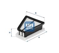 Filtro aria Cartuccia filtro 30.654.00 UFI per RENAULT TWINGO II