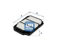 Filtro aria Cartuccia filtro 30.676.00 UFI per CHEVROLET LACETTI Familiare