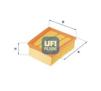 Filtro aria Cartuccia filtro 30.712.00 UFI per RENAULT MERCEDES-BENZ