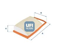 UFI Filters, Filtro Aria 30.793.00, Filtro Aria per Ricambio, Adatto a Auto, Applicabile su Diversi Modelli Citroen, Fiat, Opel, Peugeot e Vauxhall