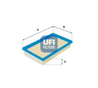 Filtro aria Cartuccia filtro 30.858.00 UFI per FIAT CINQUECENTO SEICENTO / 600