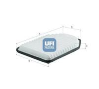 Filtro aria Cartuccia filtro 30.D89.00 UFI per JEEP WRANGLER III