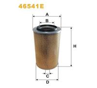Filtro aria Cartuccia filtro 46541E WIX FILTERS per MERCEDES-BENZ MAN IVECO DAF