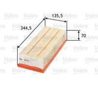 Filtro aria Cartuccia filtro 585001 VALEO per VW SKODA AUDI SEAT