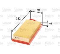 Filtro aria Cartuccia filtro 585005 VALEO per PEUGEOT FORD CITROËN TOYOTA MAZDA