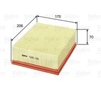 Filtro aria Cartuccia filtro 585011 VALEO per CITROËN PEUGEOT