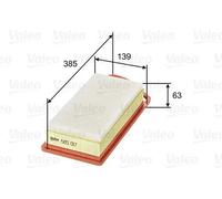 Filtro aria Cartuccia filtro 585017 VALEO per PEUGEOT CITROËN TOYOTA
