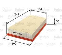 Filtro aria Cartuccia filtro 585029 VALEO per RENAULT MEGANE II GRAND SCÉNIC II