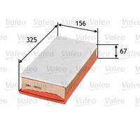 Filtro aria Cartuccia filtro 585052 VALEO per CITROËN PEUGEOT FIAT LANCIA