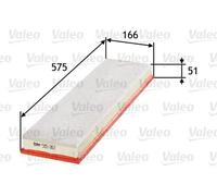 Filtro aria Cartuccia filtro 585067 VALEO per BMW 3 5 5 Touring 3 Touring 7